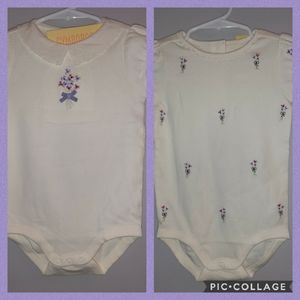 NWT Gymboree Pocketful of Posies Onesies Lot NEW